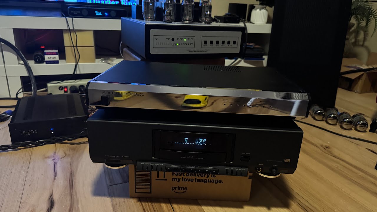Philips CD950, Volumio Preciso dac, Audio Research VSi60, Magnepan LRS+, iPhone recording