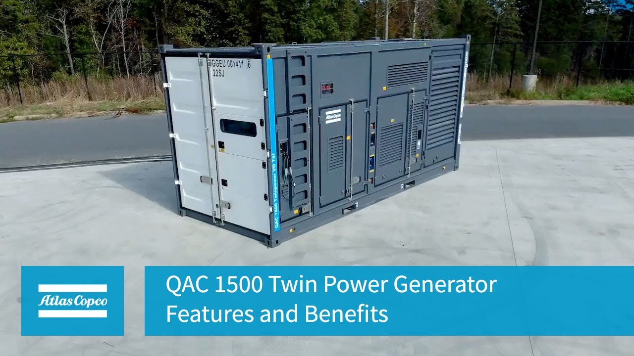 QAC 1500 Twin Power Generator – Features and Benefits | Atlas Copco Power Technique NA