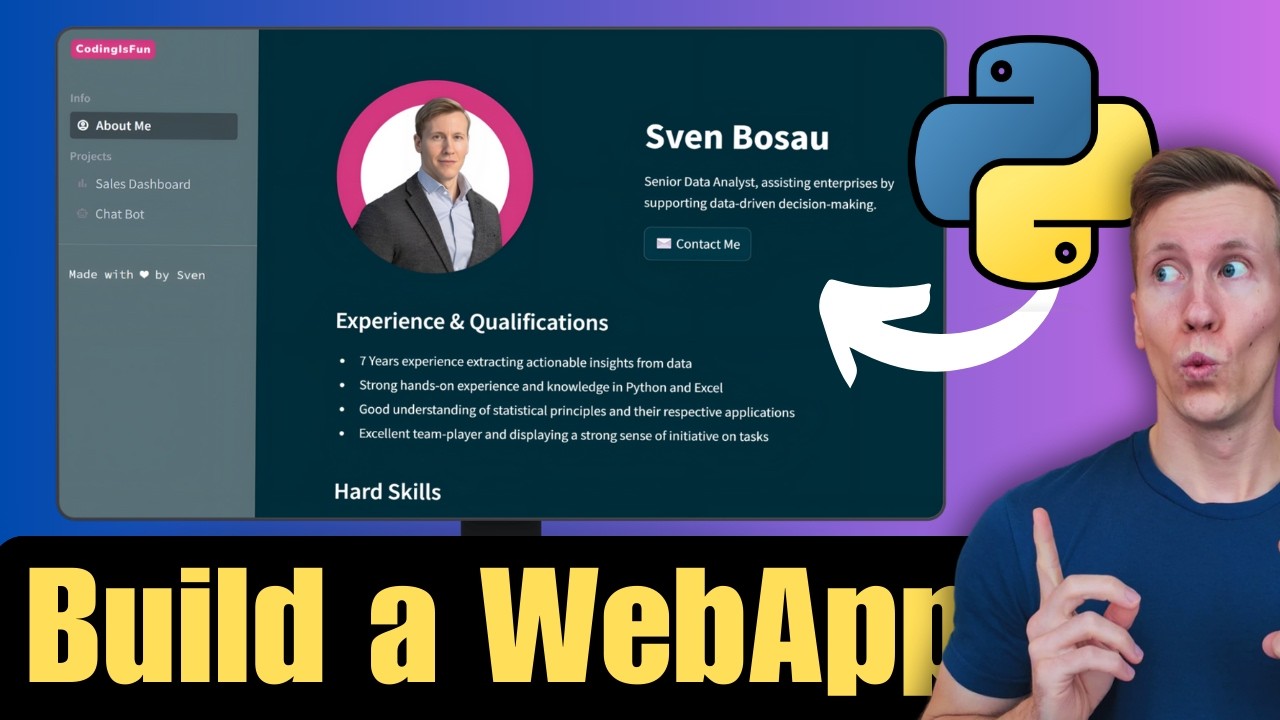 Создание и развертывание многостраничного веб-приложения с использованием Python (Streamlit)