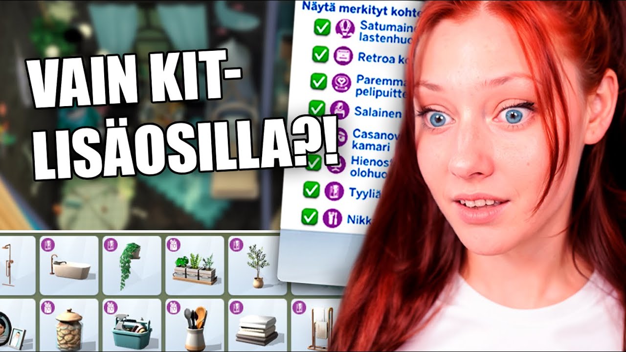 Sisustan koko talon VAIN kit-lis&auml;osilla! 😱 (mainos/kitit saatu EA)