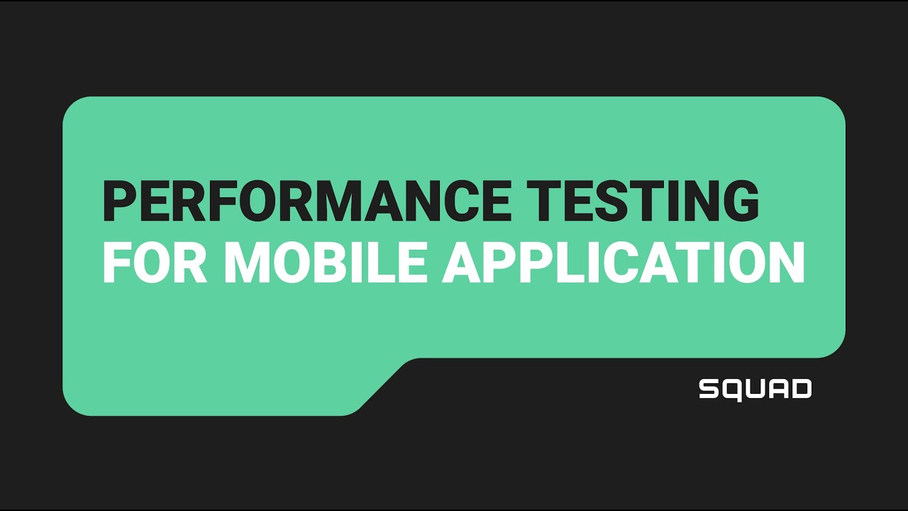 Performance Testing for Mobile Devices, Alexey Yuryev, SDET