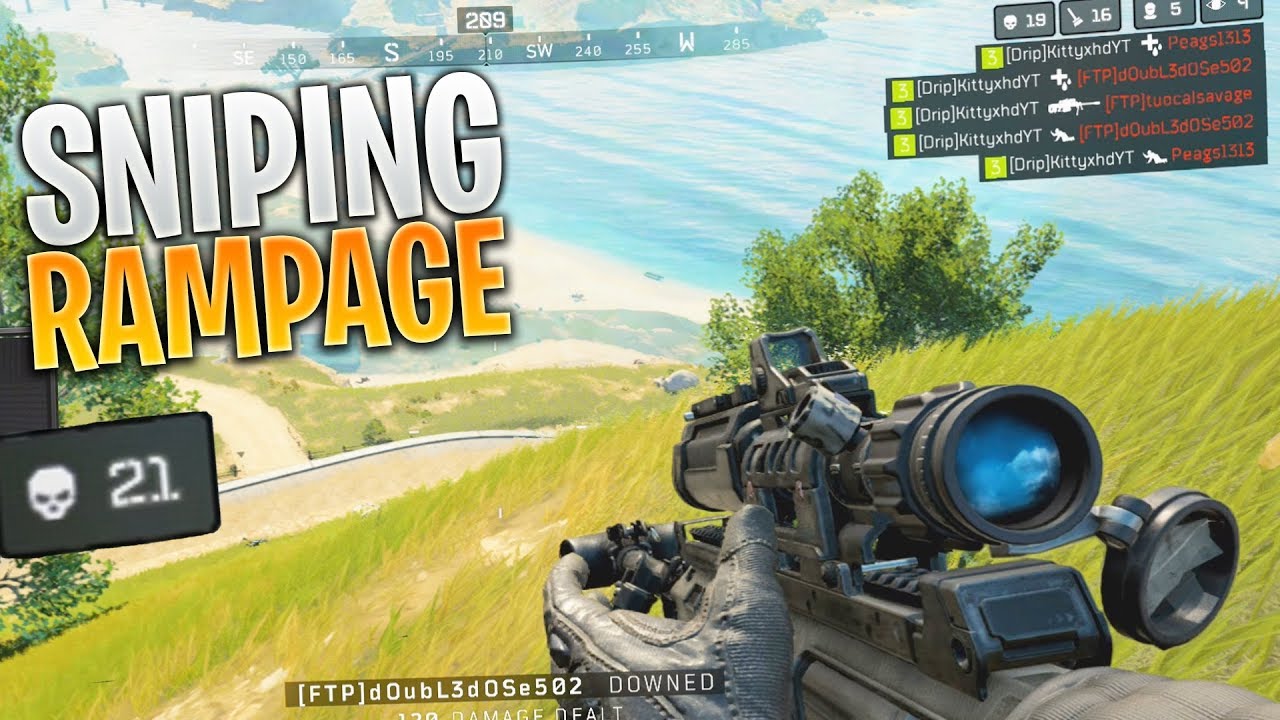 the BEST SNIPER in BO4.. (SNIPING RAMPAGE)