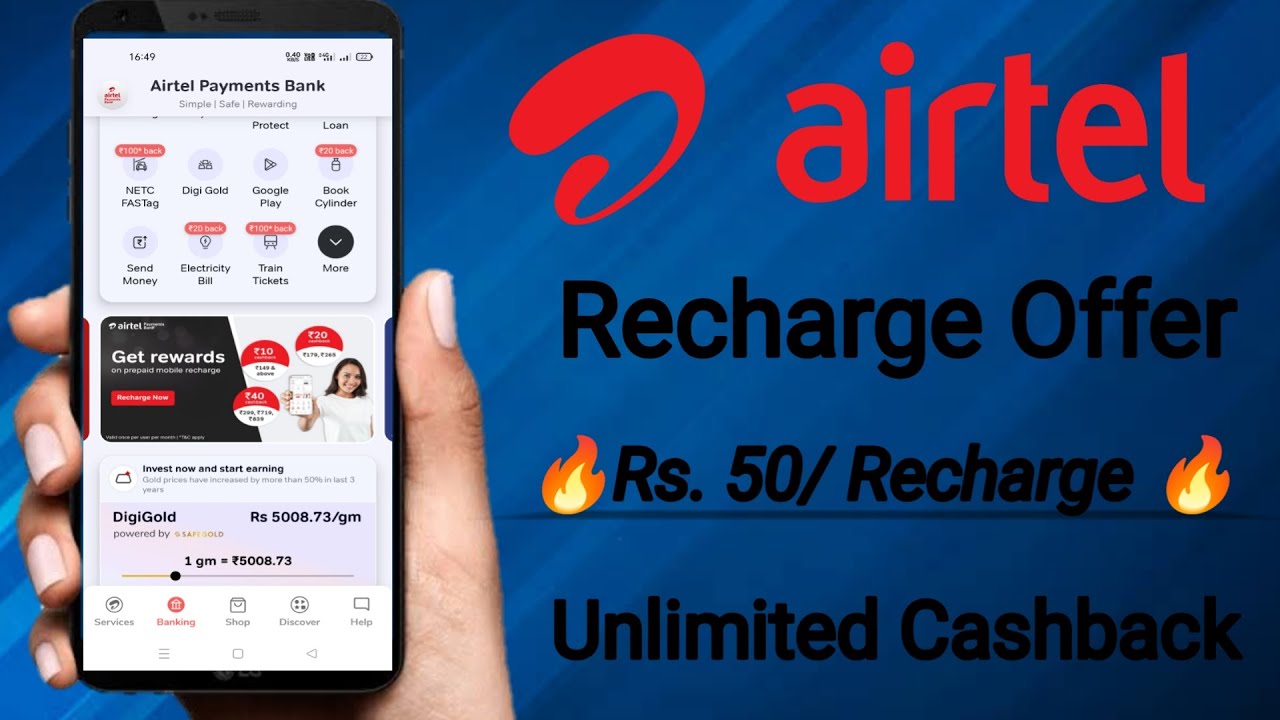 Airtel thanks new 2022 Recharge offer /@ Soumitra