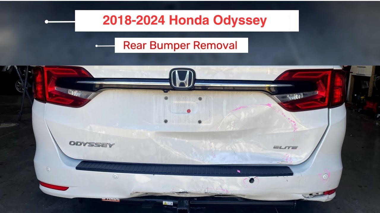 2018–2024 Honda Odyssey Rear Bumper Removal | Step-by-Step DIY Guide