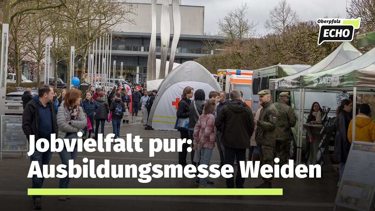 17. Ausbildungsmesse Nordoberpfalz in Weiden mit 118 Firmen und Organisationen