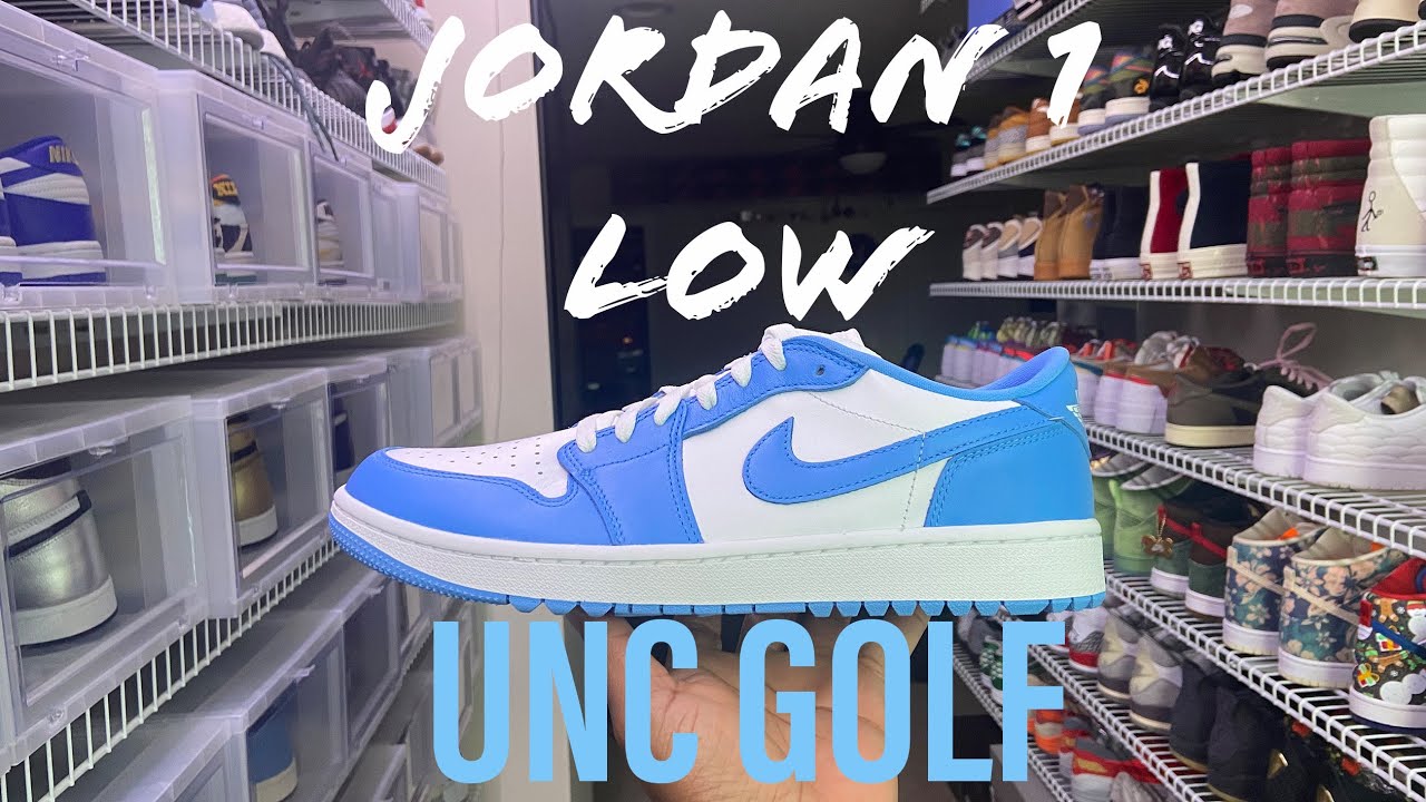 JORDAN 1 UNC GOLF ⛳️ LOWS ARE BUILT DIFFERENT 🤔 WATCH IN-HAND REVIEW