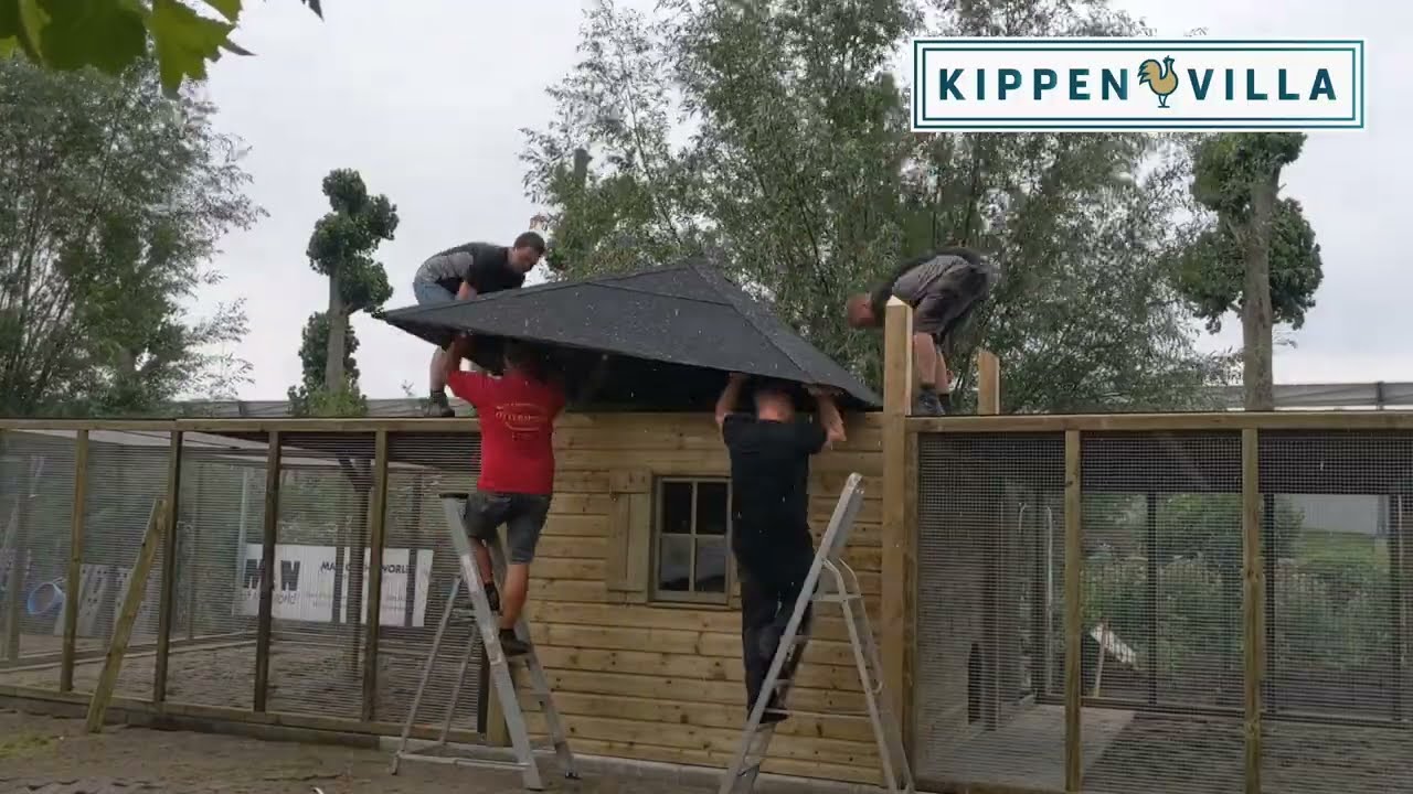 Maatwerk Kippenhok Hooiberg bij kinderboerderij Otterspoor in Maarssen