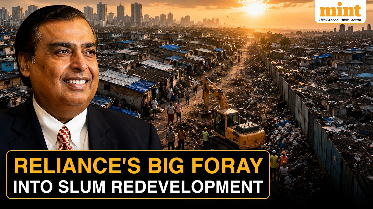 Reliance Enters A New Sector, To Redevelop 101 Acre Slum In Mumbai | Competition With Adani Soon?