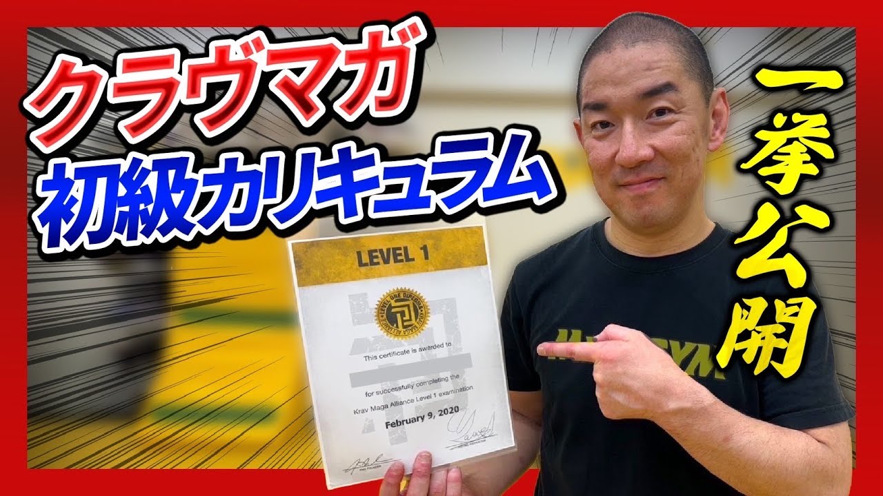 【クラヴマガ初級編】初級カリキュラムを一挙公開！