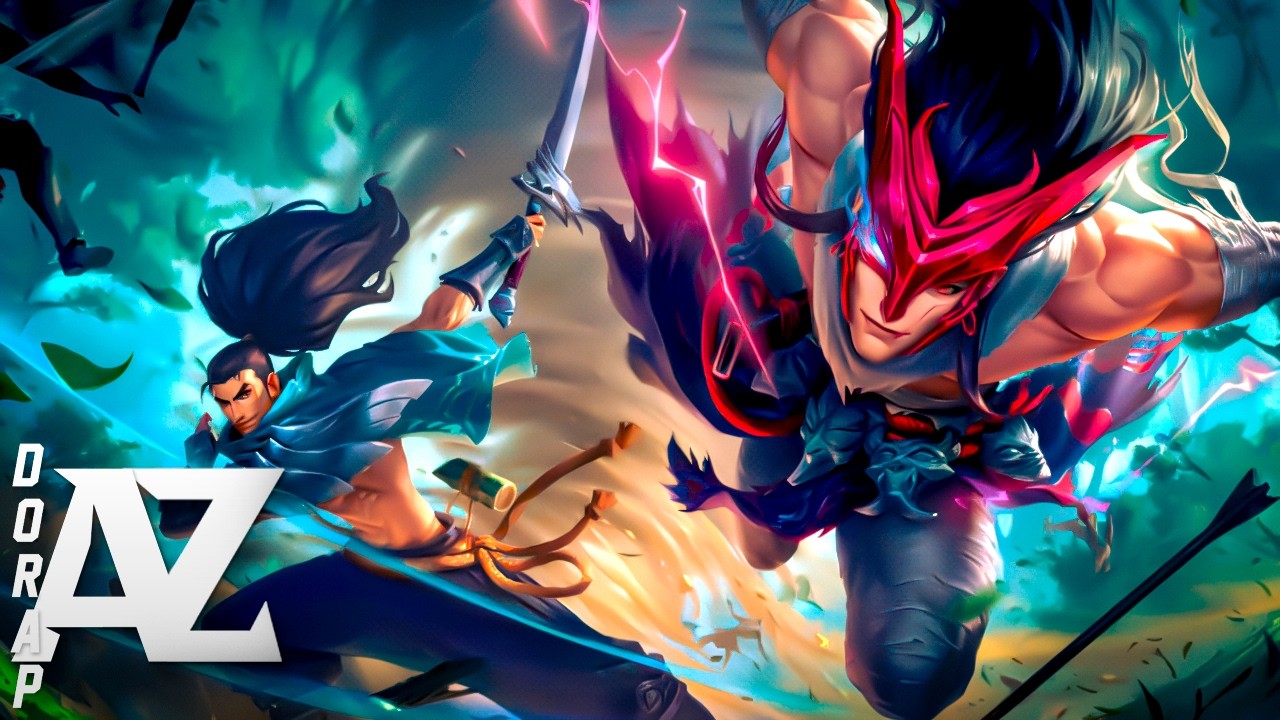 ♪ LAMINAS DO PASSADO | Yone & Yasuo (League Of Legends) | Az do Rap
