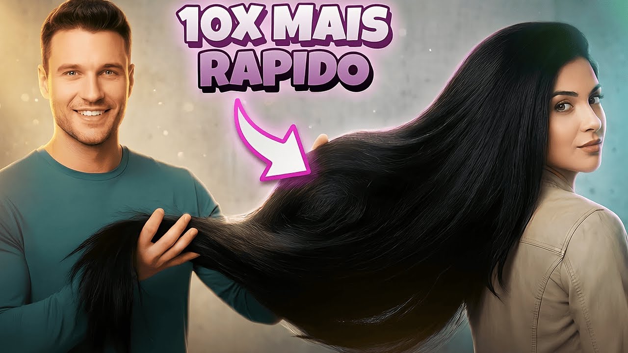 O Segredo Que Ninguém Te Conta Para Ter Cabelo LONGO e SAUDÁVEL!