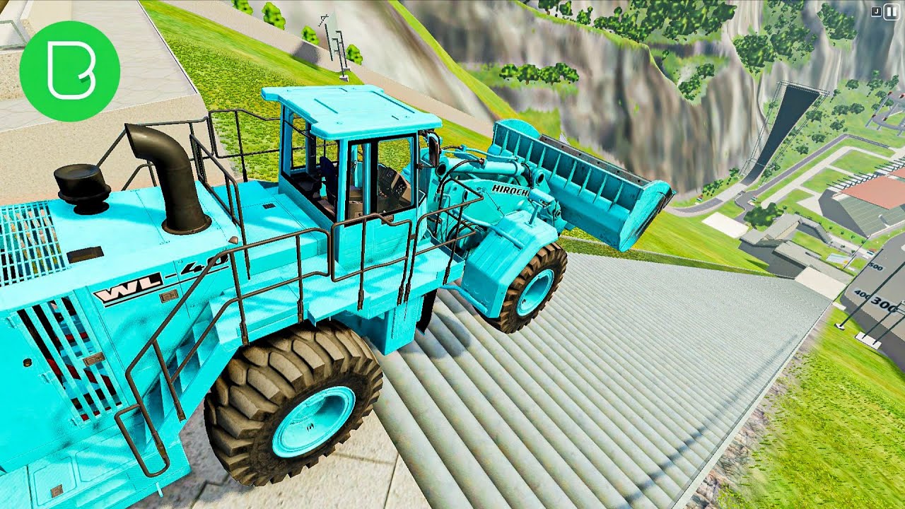 Cars vs Stairs BeamNG Drive Extreme Car Crashes 😱😱#15