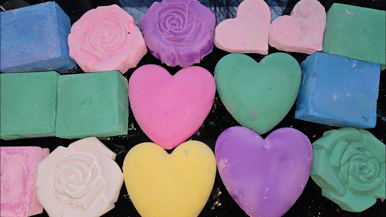 Colorful Palette Powder Crushing ASMR | Satisfying Sounds💐| Repost