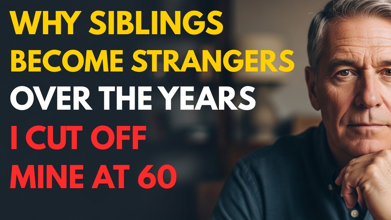 Why Siblings Become Strangers Over The Years | I Cut Off Mine at 60 (No Regrets)