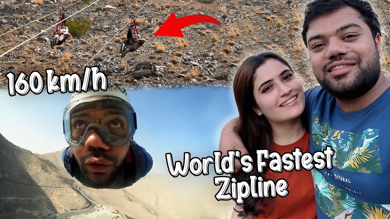Riding The World's Fastest Zipline 😱 | 160 km/h Ki Speed Se Mountains Mein Zip Line Ki 😍