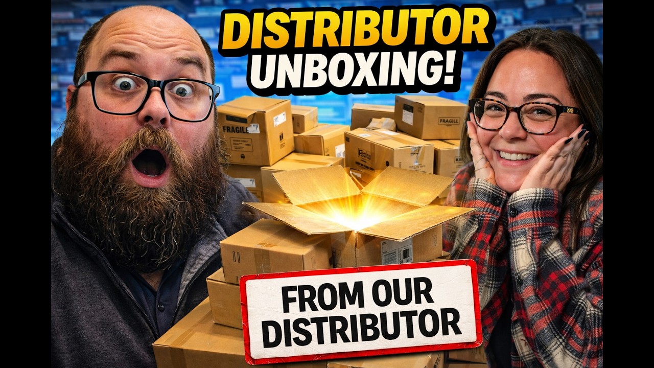 Board Game Store Owners Unboxes HUGE Distribution Shipment!