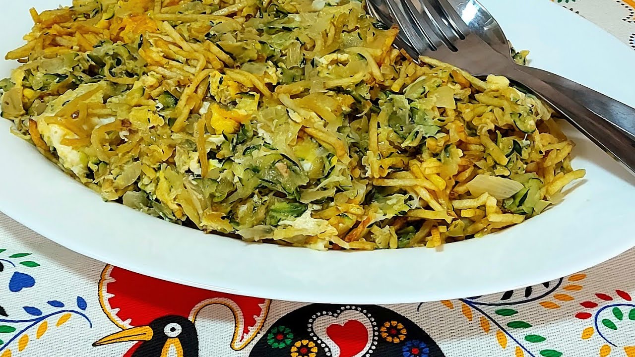 🥚🥒REVUELTO DE CALABACÍN🧅🧄 A LA PORTUGUESA 🐓 🇵🇹 // BEATRIZ COCINA