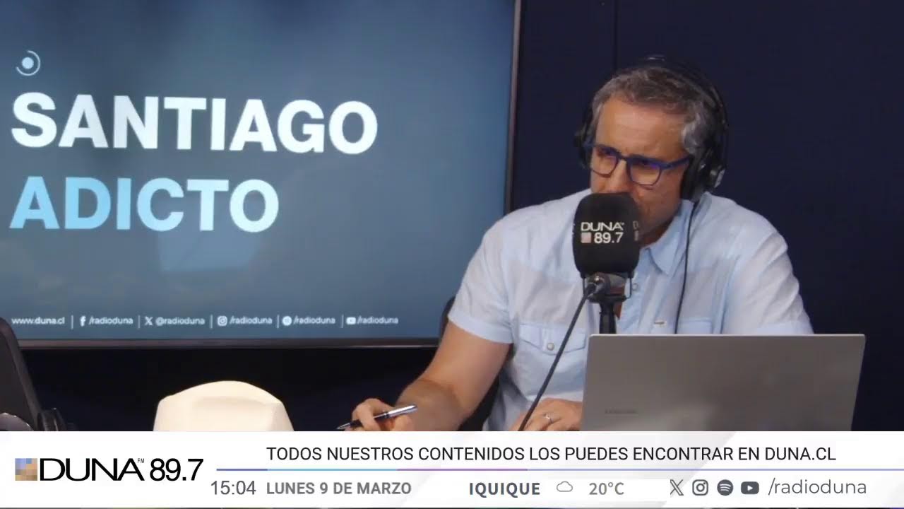 DUNA 89.7 FM |  SANTIAGOADICTO  |  LUNES 09 DE MARZO