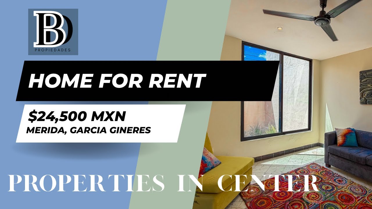 🏡✨ House for Rent in Mérida | Comfortable Living in the Historic Center
