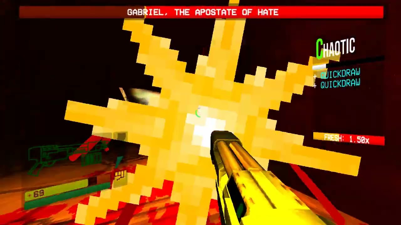 Ultrakill: 6-2 Gabriel fight secret challenge (Hit Gabriel into the ceiling)