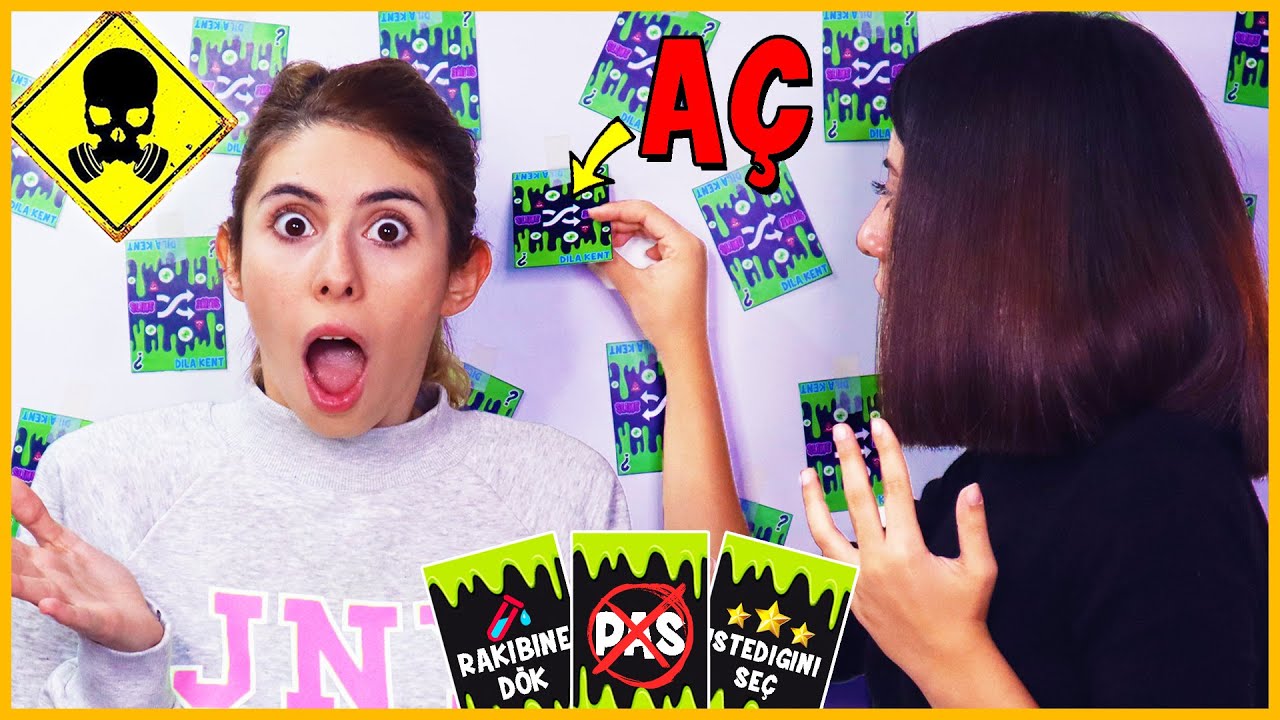 Gizli Kartlardan Slime Challenge Riskli Slaym Dila Kent