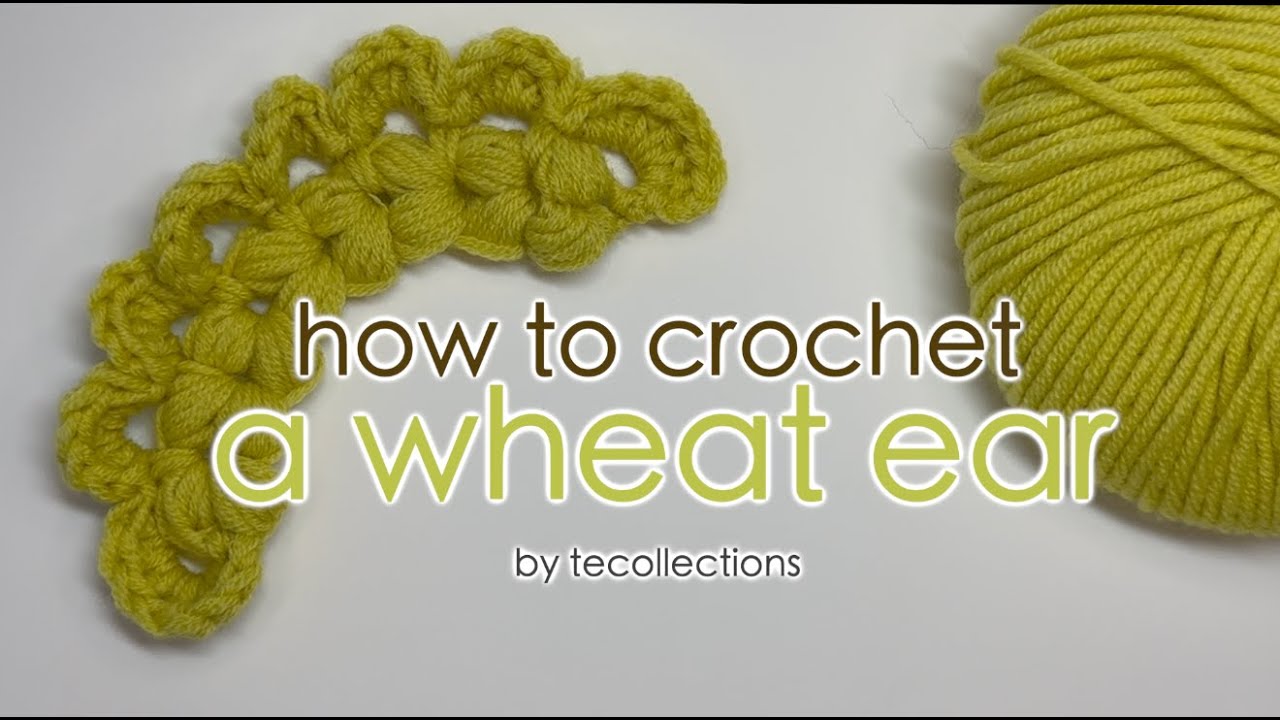 How to crochet a Wheat Ear/Irish lace tutorial/ Легко и просто/ For Beginner
