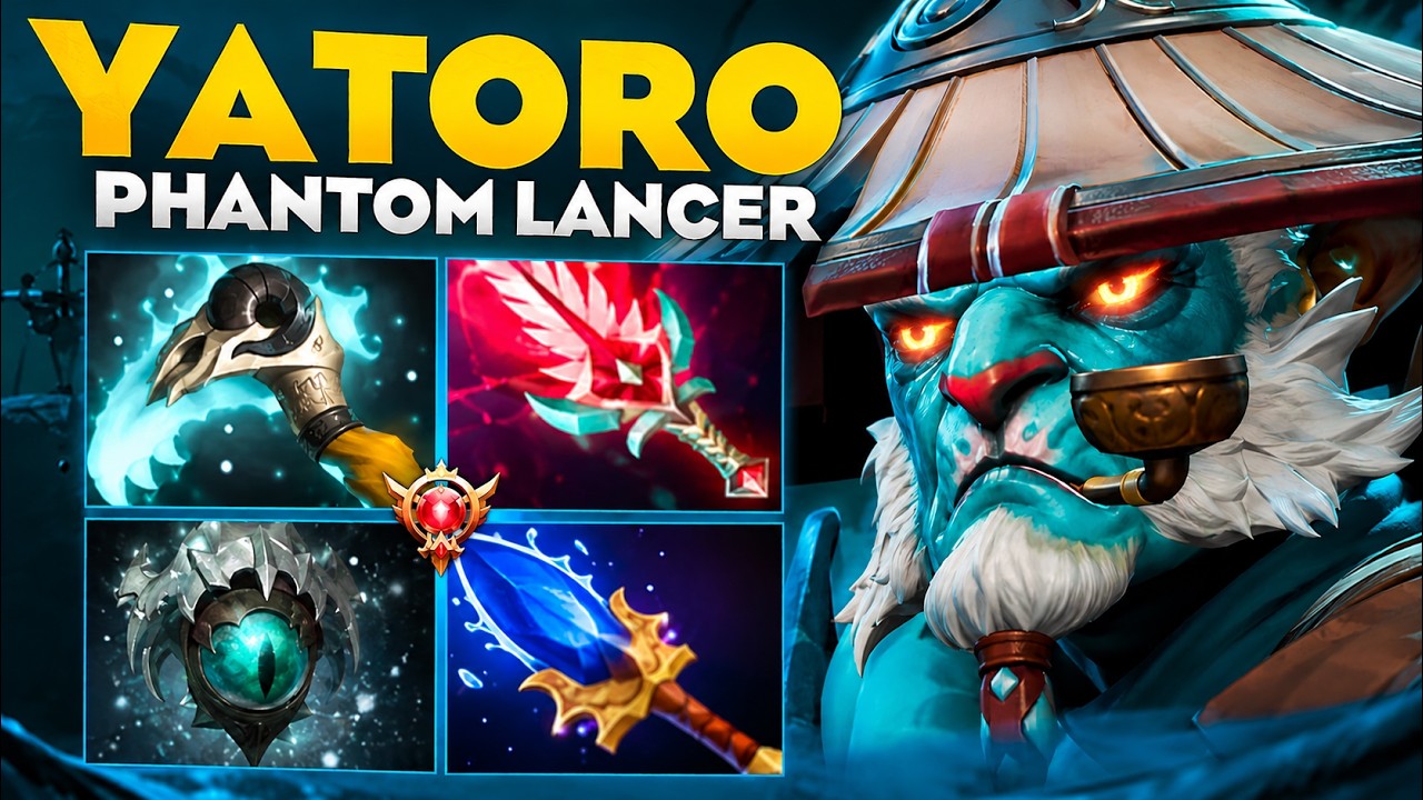YATORO на СИГНАТУРНОМ ПЛЕ ПРОТИВ КОНТР-ПИКОВ🔥❘ Yatoro Phantom Lancer 7.41f dota 2