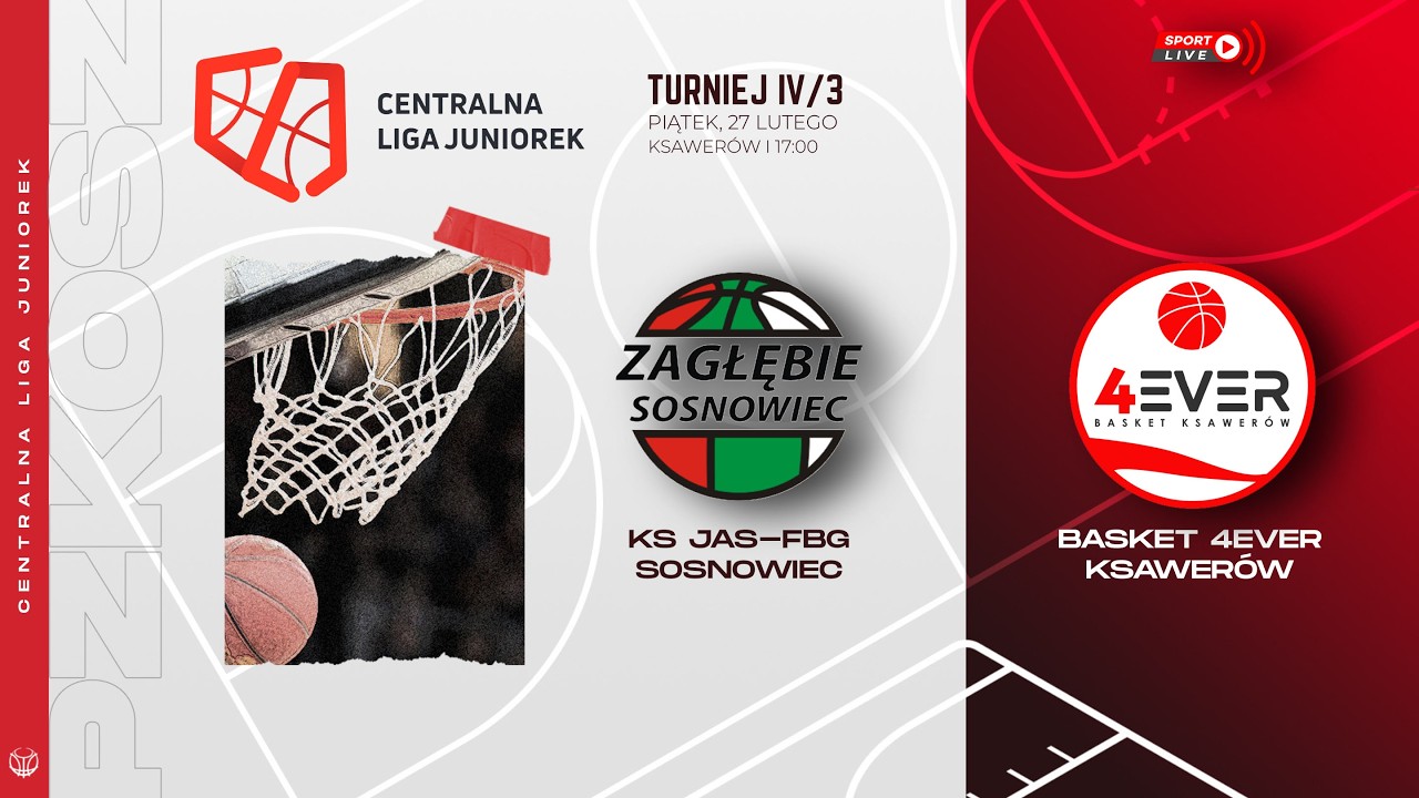 KS JAS-FBG Sosnowiec - Basket 4Ever Ksawer&oacute;w (CLJ)