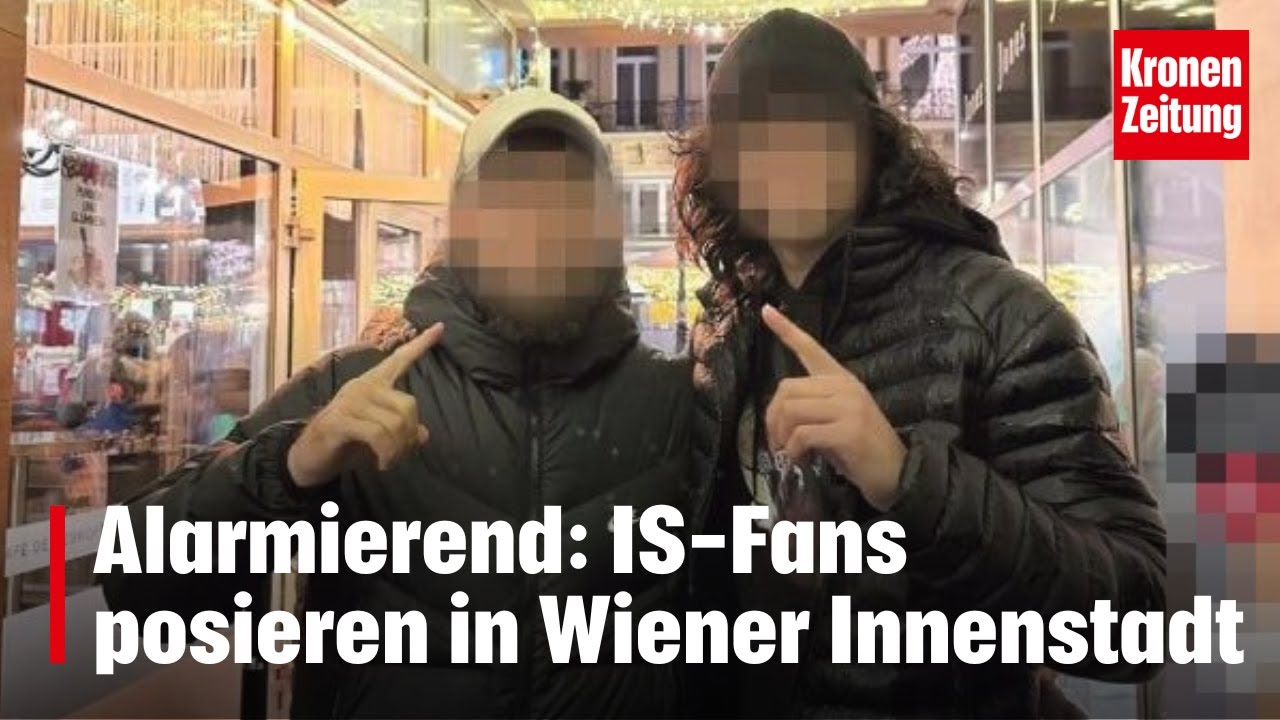 Alarmierend: IS-Fans posieren in Wiener Innenstadt | krone.tv NEWS