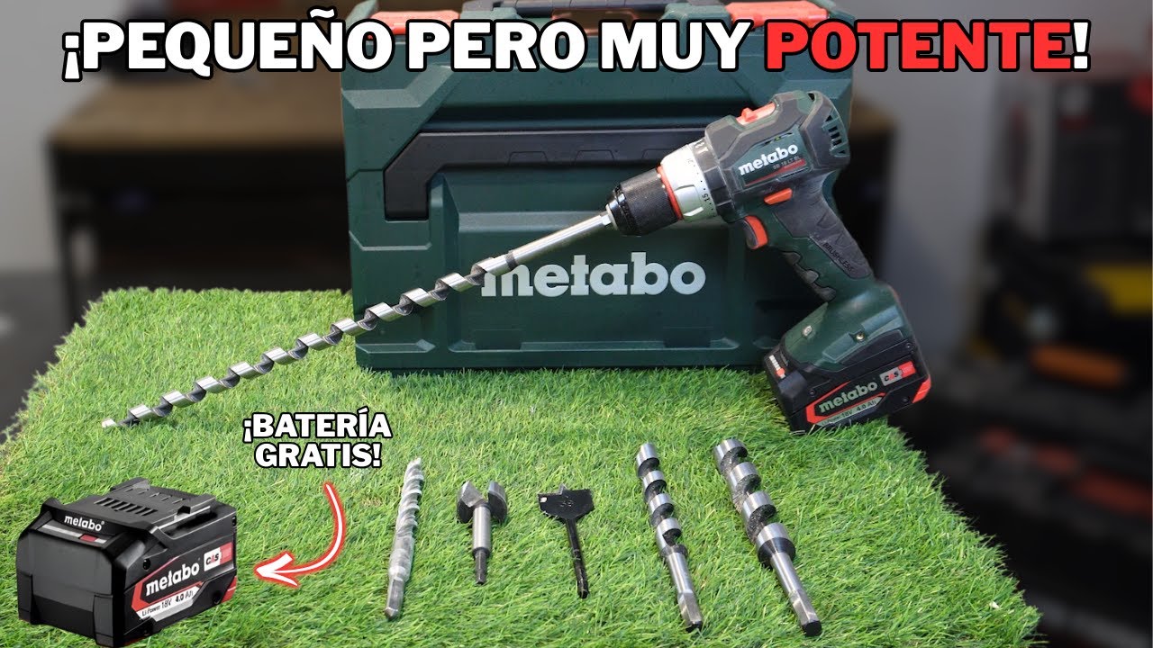 TALADRO PERCUTOR METABO SB 18 LT BL – ¡Prueba EXTREMA!