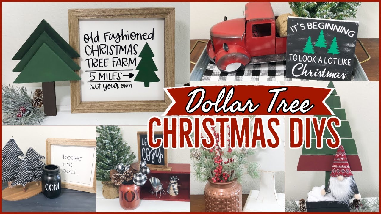 10 DOLLAR TREE DIY CHRISTMAS HACKS! Mystery Boc Challenge