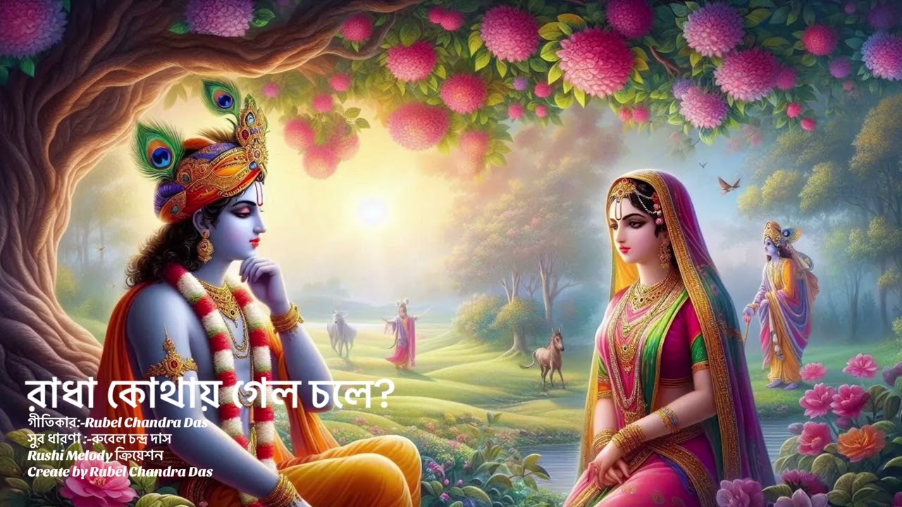 Radha kothay gelo chole   create by Rubel Chandra Das 
