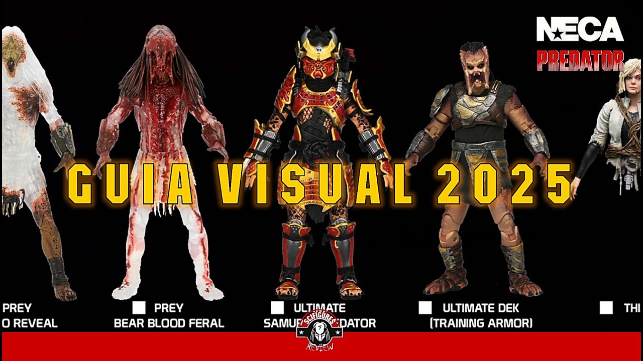 NECA PREDATOR Visual Guide - 2025