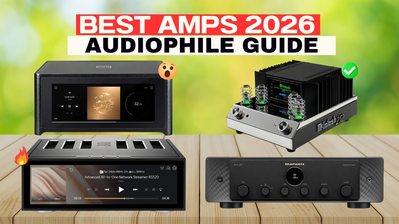 Best Integrated Amplifiers 2026 [Top 5 Picks For Audiophiles!]