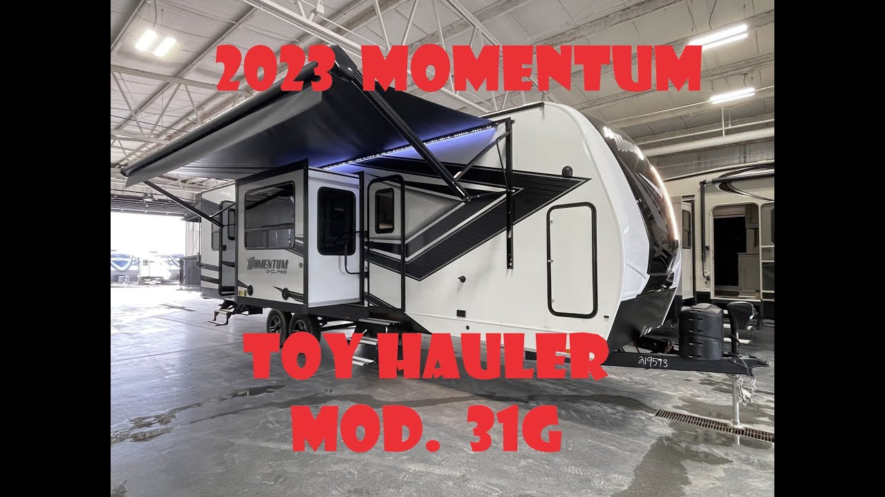 2023 Grand Design Momentum 31G Travel Trailer Toy Hauler For Sale at Bish's RV of the Quad Cities