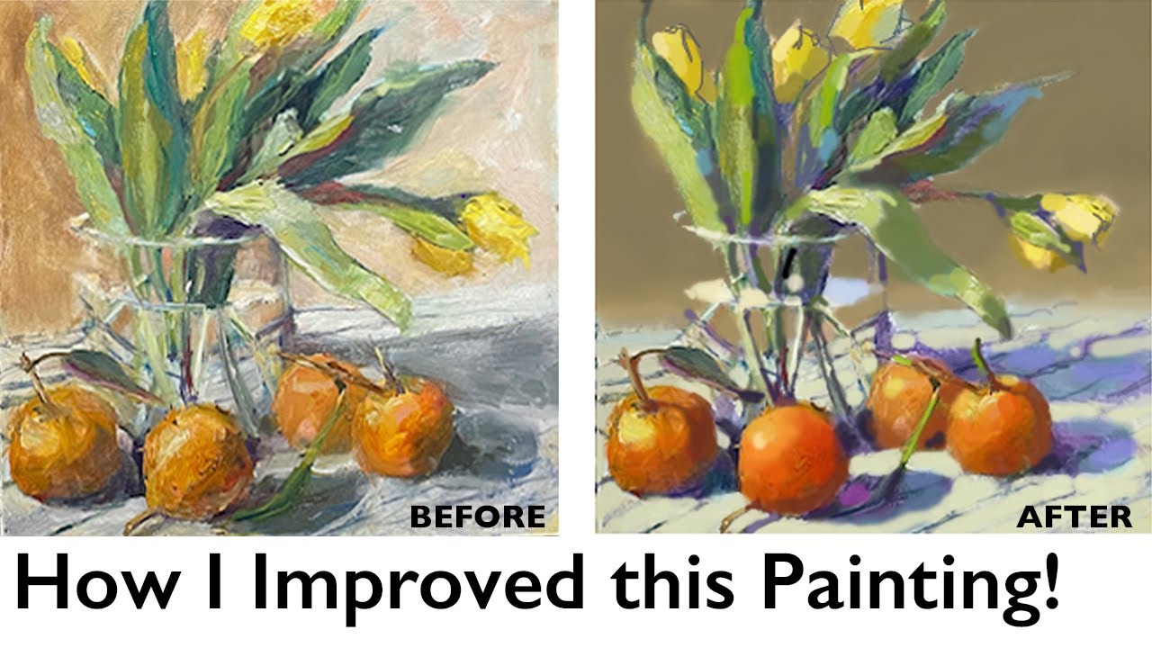 Here are my tricks to improve this painting -- and also yours!