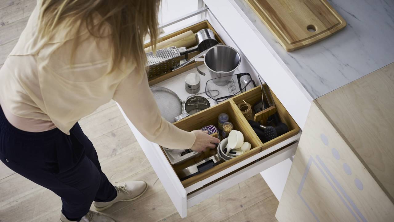 Id&eacute;e IKEA - L'art d'organiser: Une cuisine