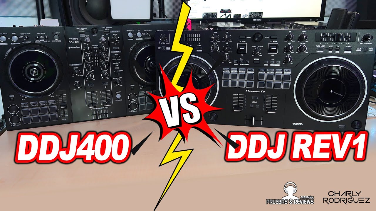 PioneerDj DDJ-400 VERSUS PioneerD DDJ-REV1 (Pruebas y Reviews) en Español