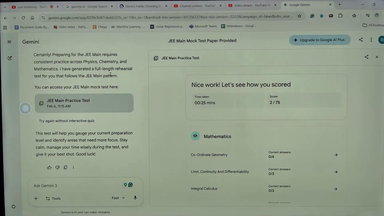 Presentation using AI tools