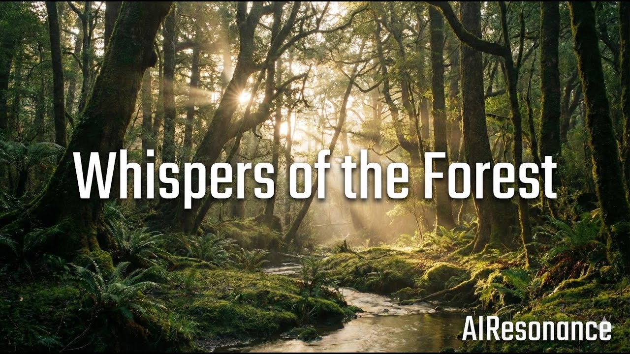 Instant Relief from Anxiety & Stress 🌧️ Gentle Guitar & Forest Sounds [1 Hour Loop] - AI Resonance