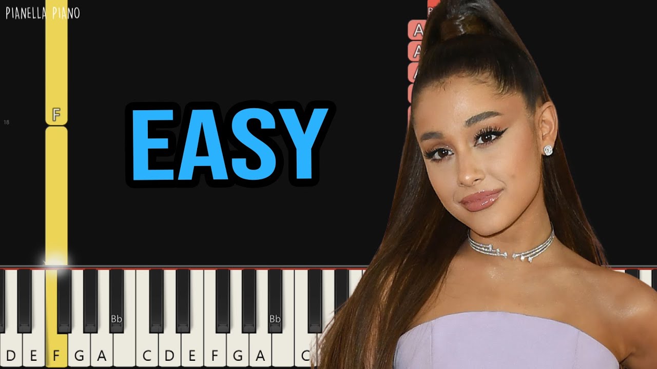 Ariana Grande - twilight zone | EASY Piano Tutorial by Pianella Piano