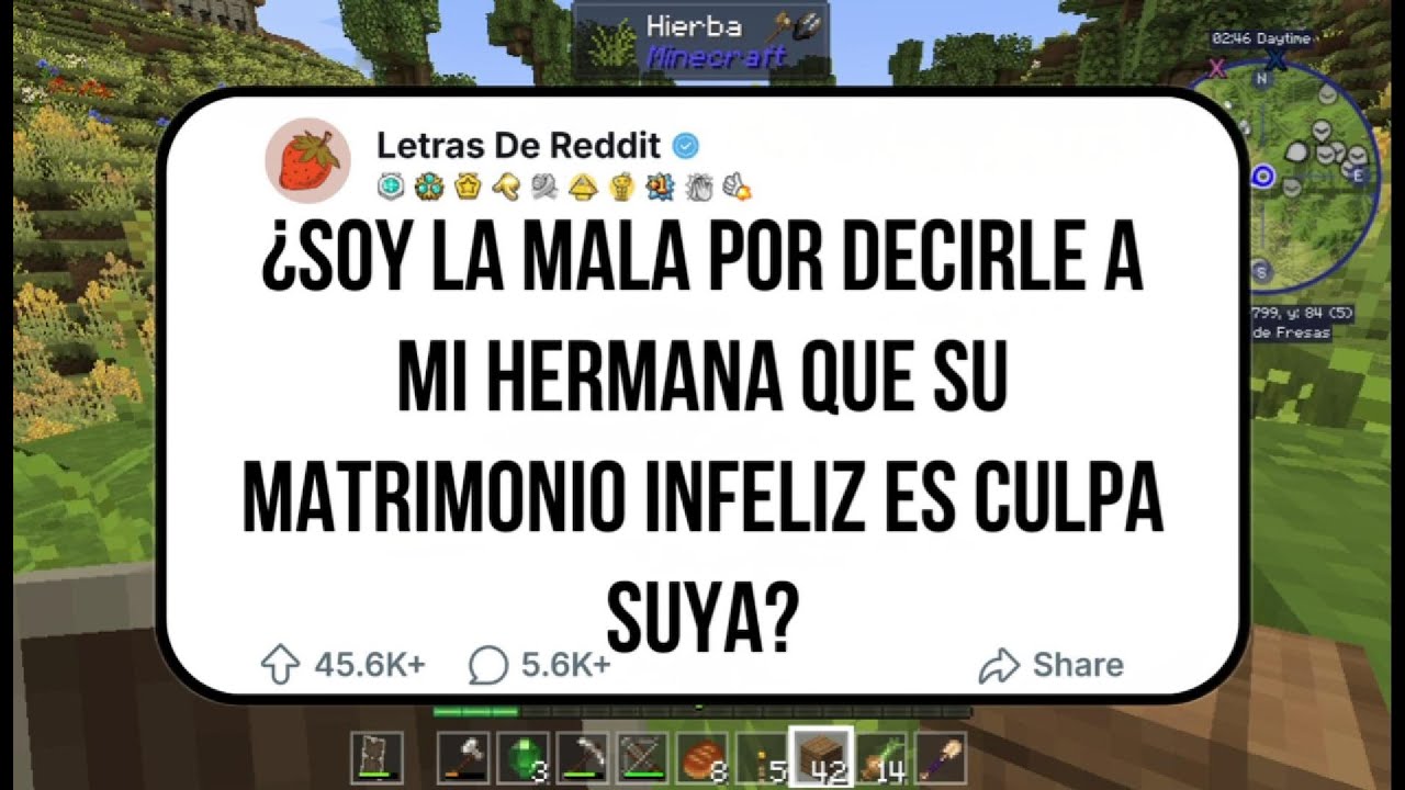 SOY LA MALA POR DECIR QUE ES CULPA DE MI HERMANA QUE SU MATRIMONIO SEA INFELIZ