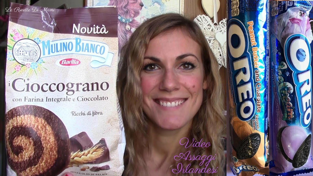 VIDEO ASSAGGI GOLOSI Oreo Blueberry Ice Cream -NOVITA' IRLANDESI- COLAZIONE IN DIRETTA- Tasting Live