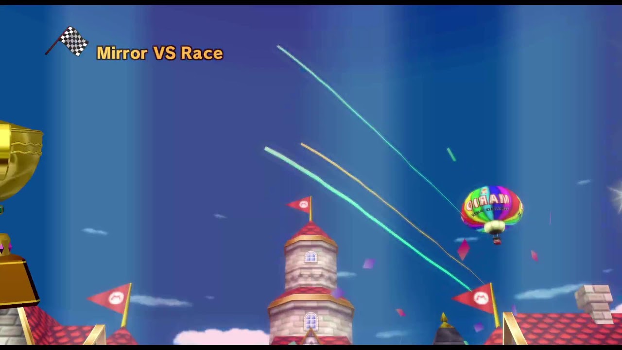 Mario 4-3-2 playr Kart Wii