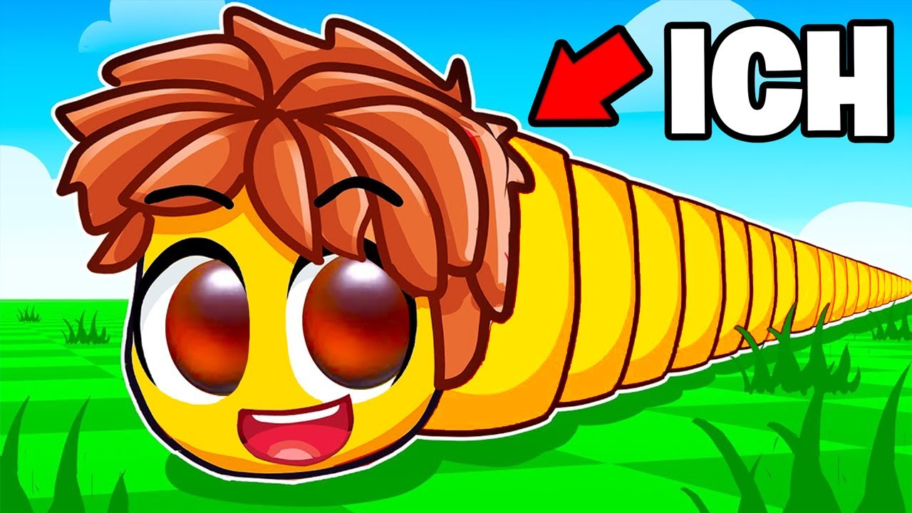 Roblox aber ich bin ein RIESEN WURM? (omg)