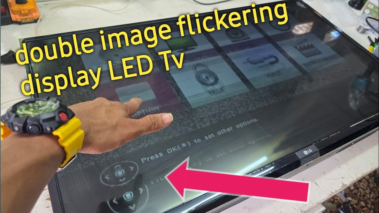 magalaw ang screen  display ng TV Mo kumukurap o flickering Paano ayusin ?madali langLG LED TV