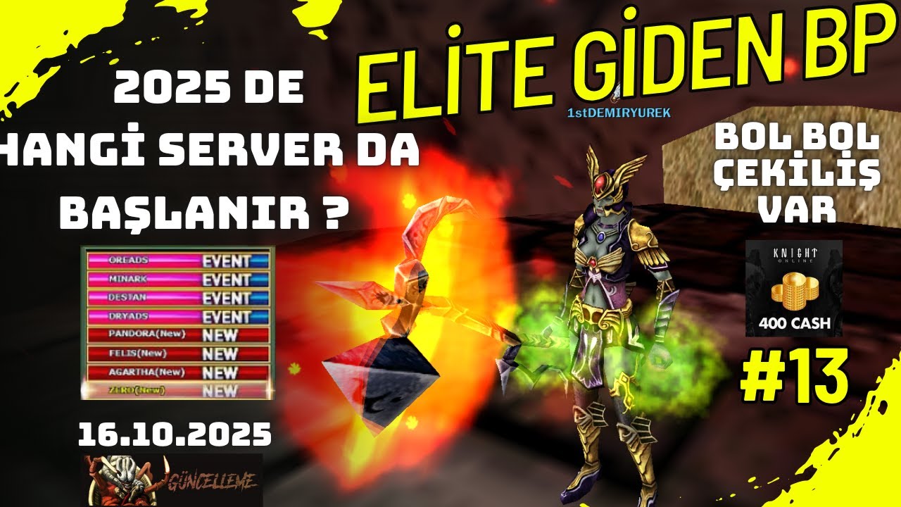 HANGİ SERVER DA BAŞLANIR ?, GÜNCELLENDİK 📍 ELİTE GİDEN BP #13 📍