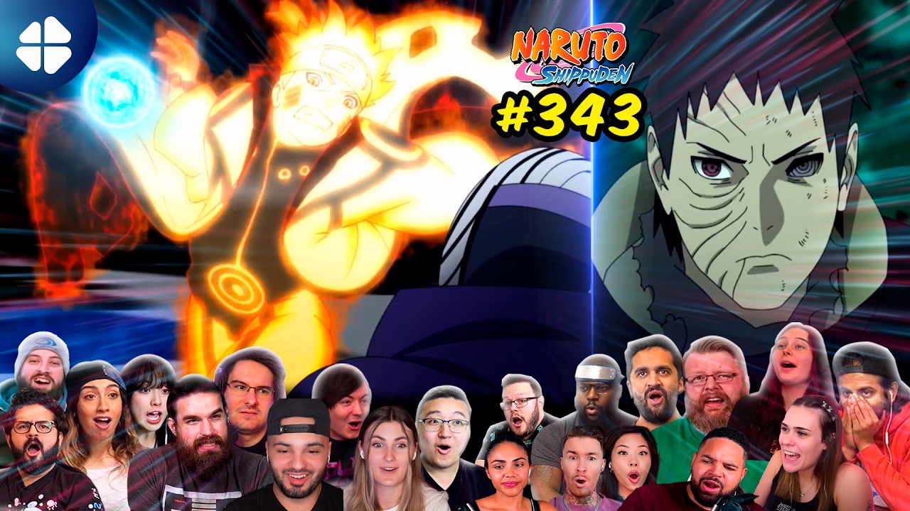 Shippuden Episode 343 Mega Reaction Mashup | ナルト 疾風伝] [海外の反応]