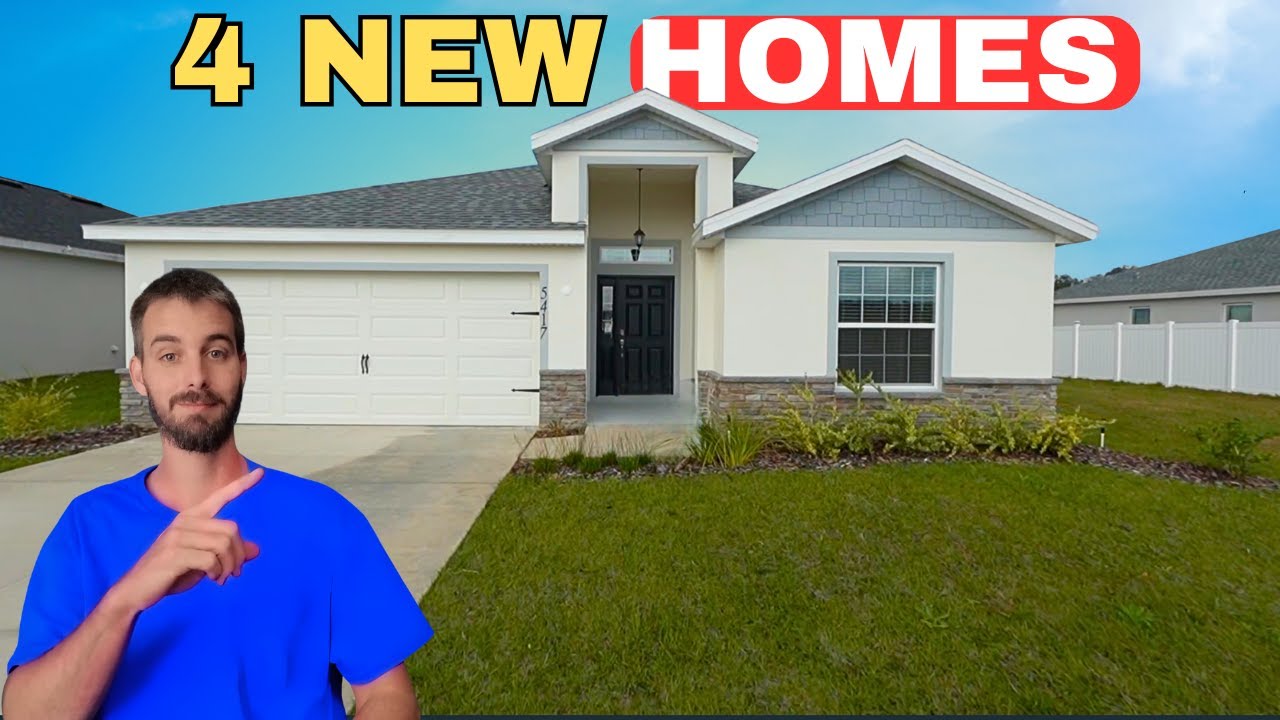 4 New Construction Homes in Bellevue, Florida You Need to See