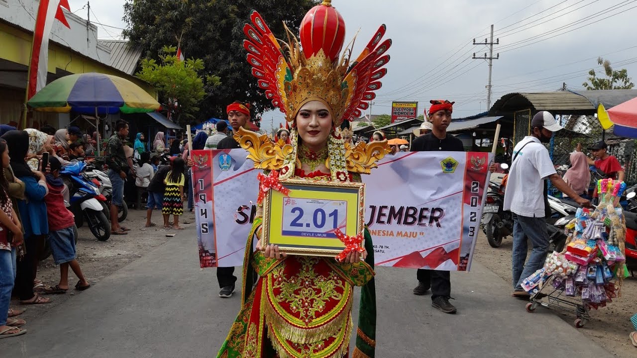 Karnaval Semboro 2023 - SMKN 8 Jember HUT RI ke- 78